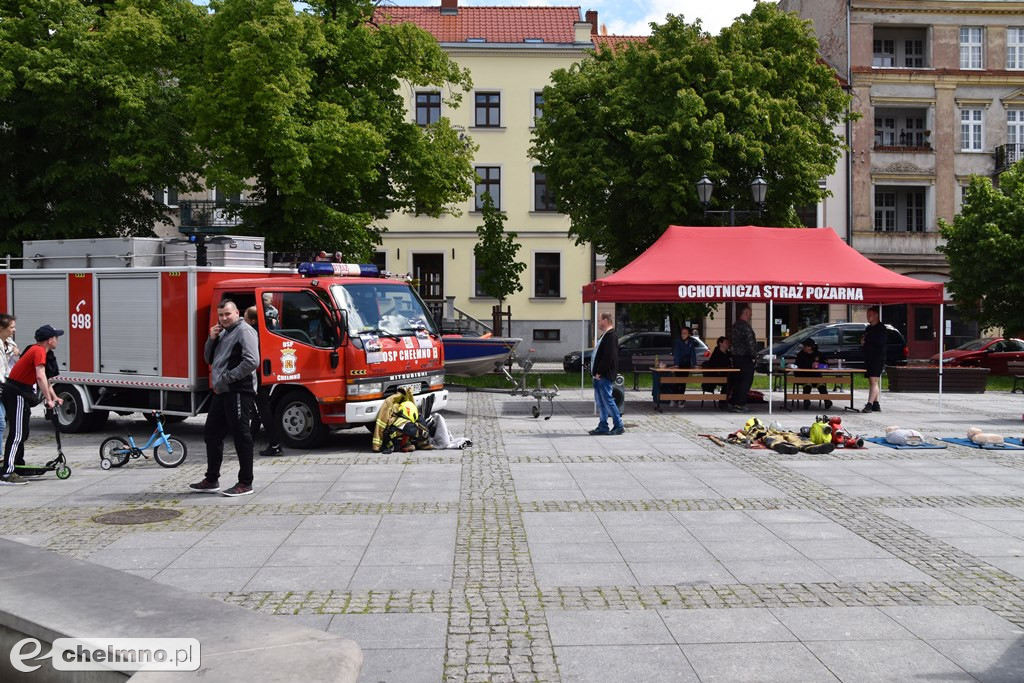 Akcja druhów z OSP w ramach Chełmińskiego Budżetu Obywatelskiego