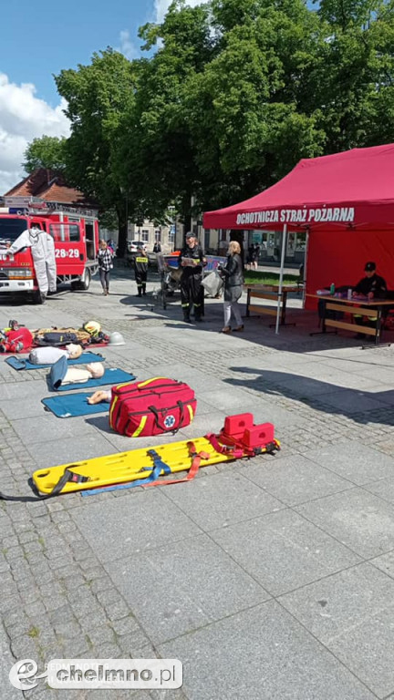 Akcja druhów z OSP w ramach Chełmińskiego Budżetu Obywatelskiego
