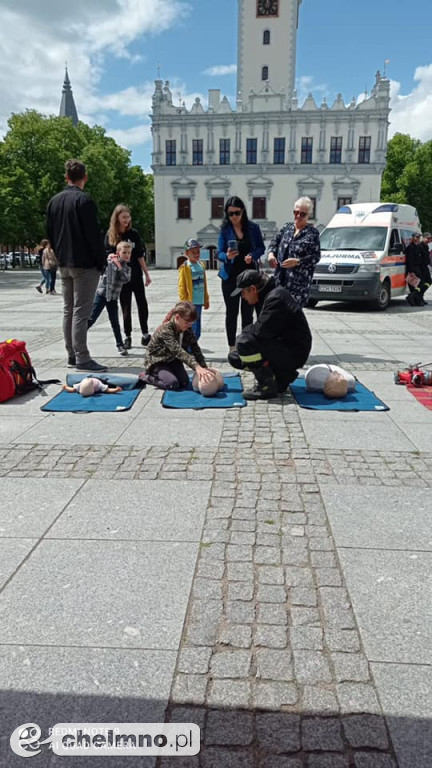 Akcja druhów z OSP w ramach Chełmińskiego Budżetu Obywatelskiego