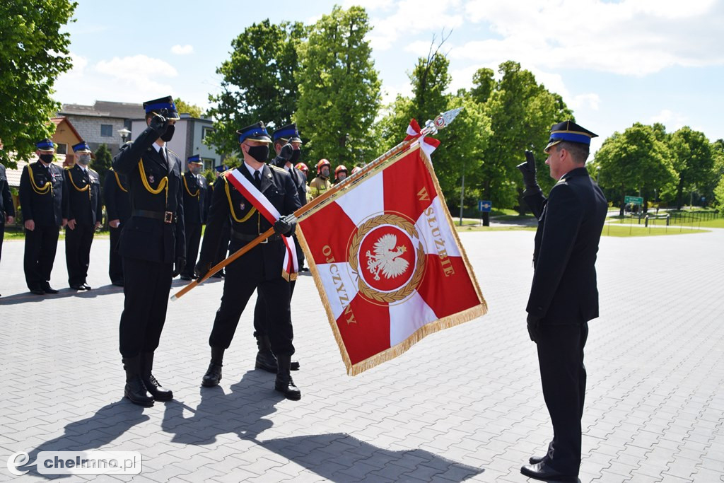 Uroczyste pożegnanie Komendanta PSP w Chełmnie