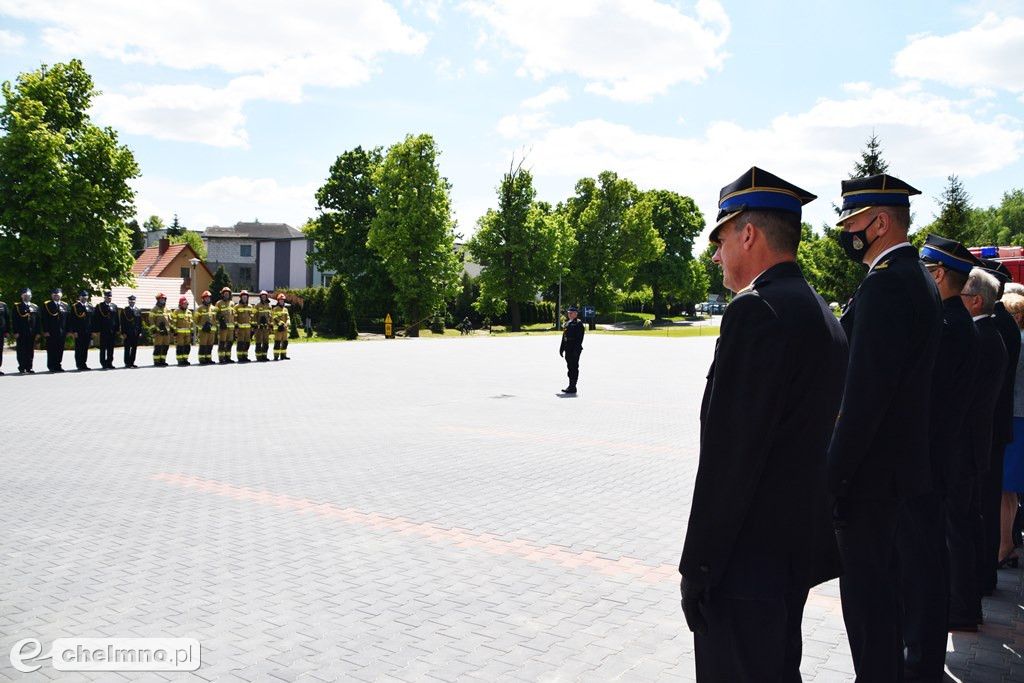 Uroczyste pożegnanie Komendanta PSP w Chełmnie