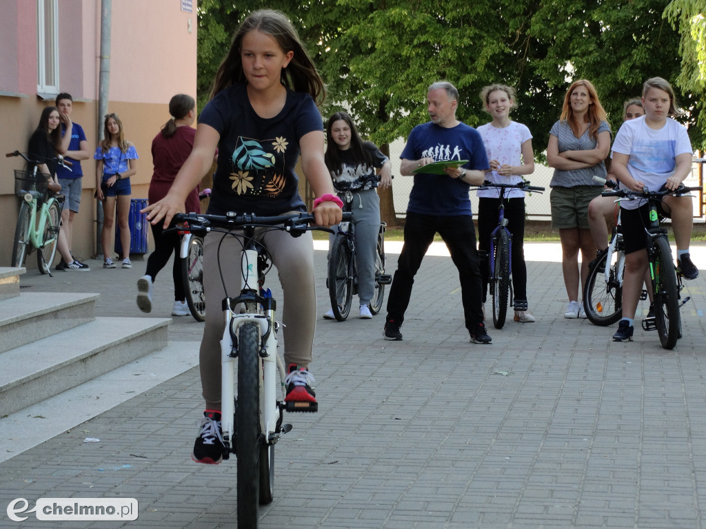 Egzamin na kartę rowerową w Czwórce