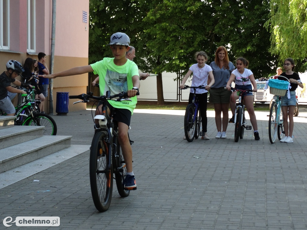 Egzamin na kartę rowerową w Czwórce