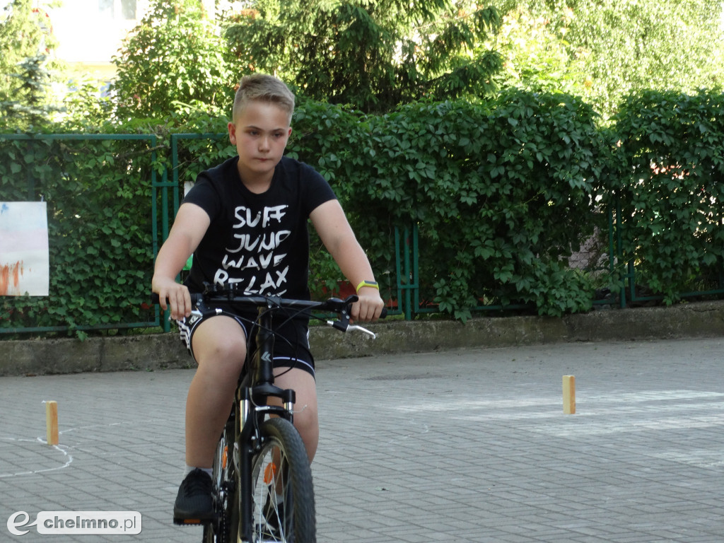 Egzamin na kartę rowerową w Czwórce