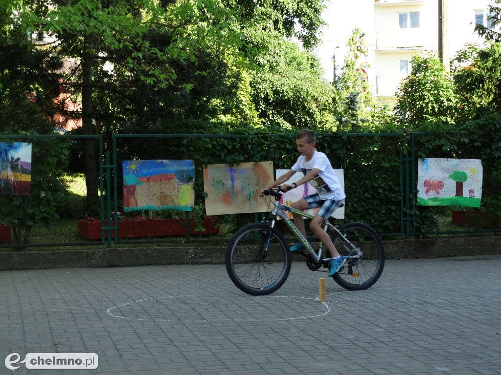 Egzamin na kartę rowerową w Czwórce