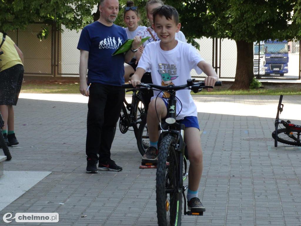 Egzamin na kartę rowerową w Czwórce