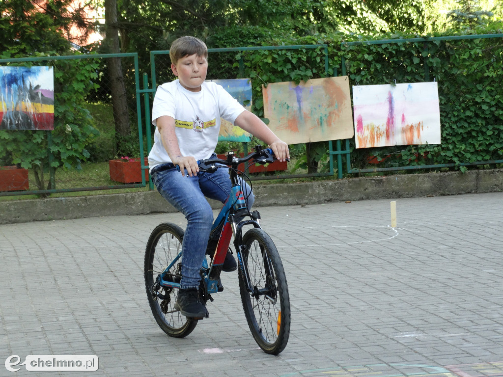 Egzamin na kartę rowerową w Czwórce
