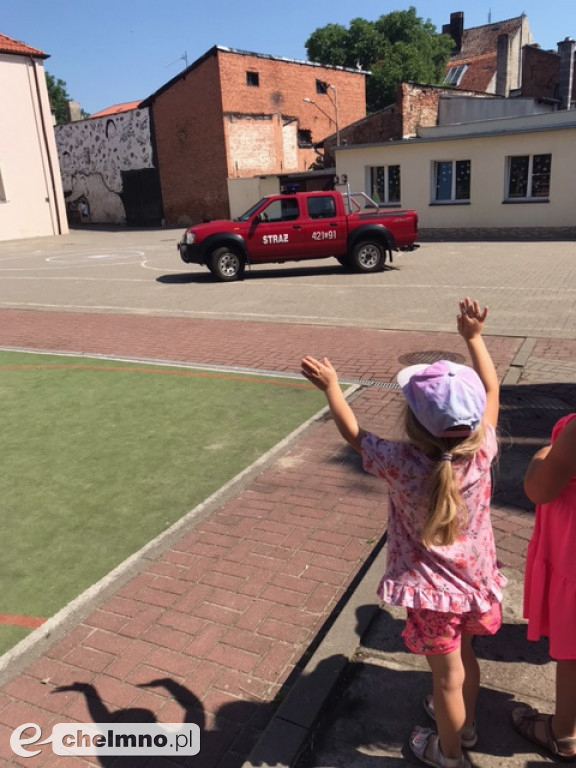 Wizyta Policji i Straży Pożarnej w Miejskim Przedszkolu