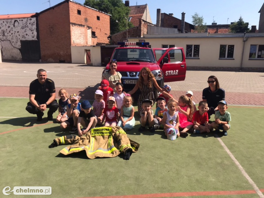 Wizyta Policji i Straży Pożarnej w Miejskim Przedszkolu