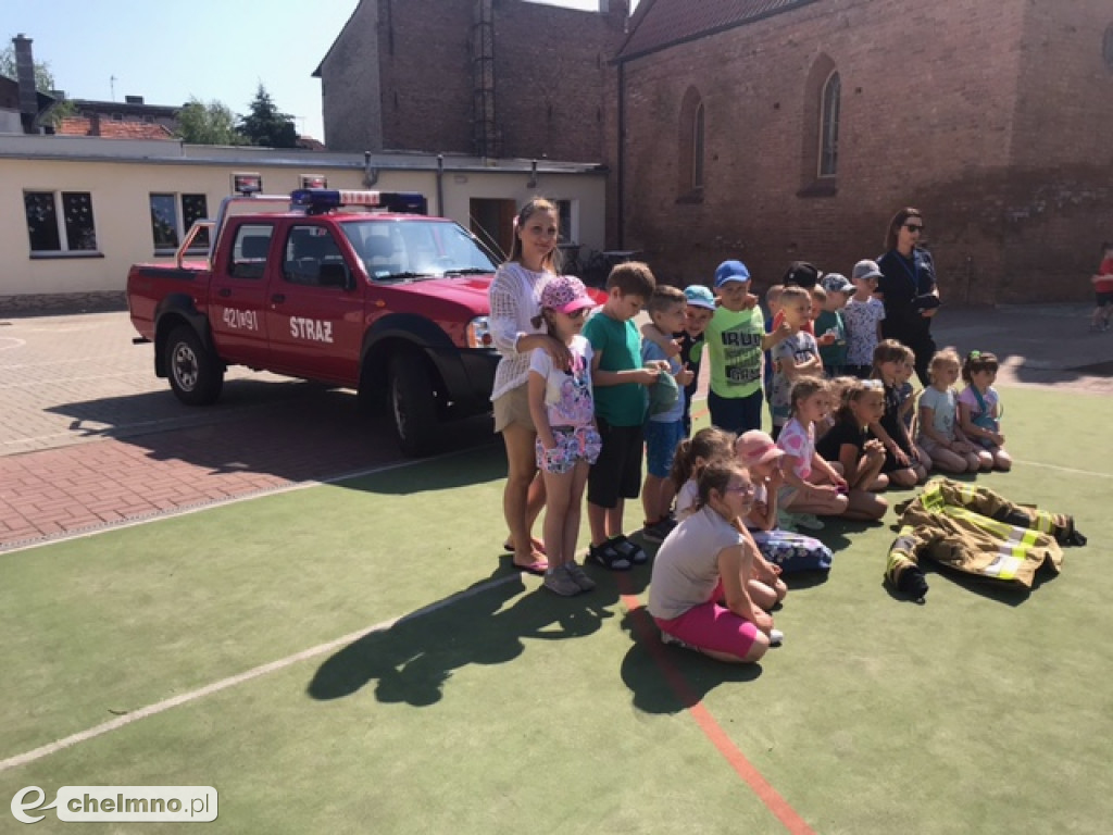 Wizyta Policji i Straży Pożarnej w Miejskim Przedszkolu