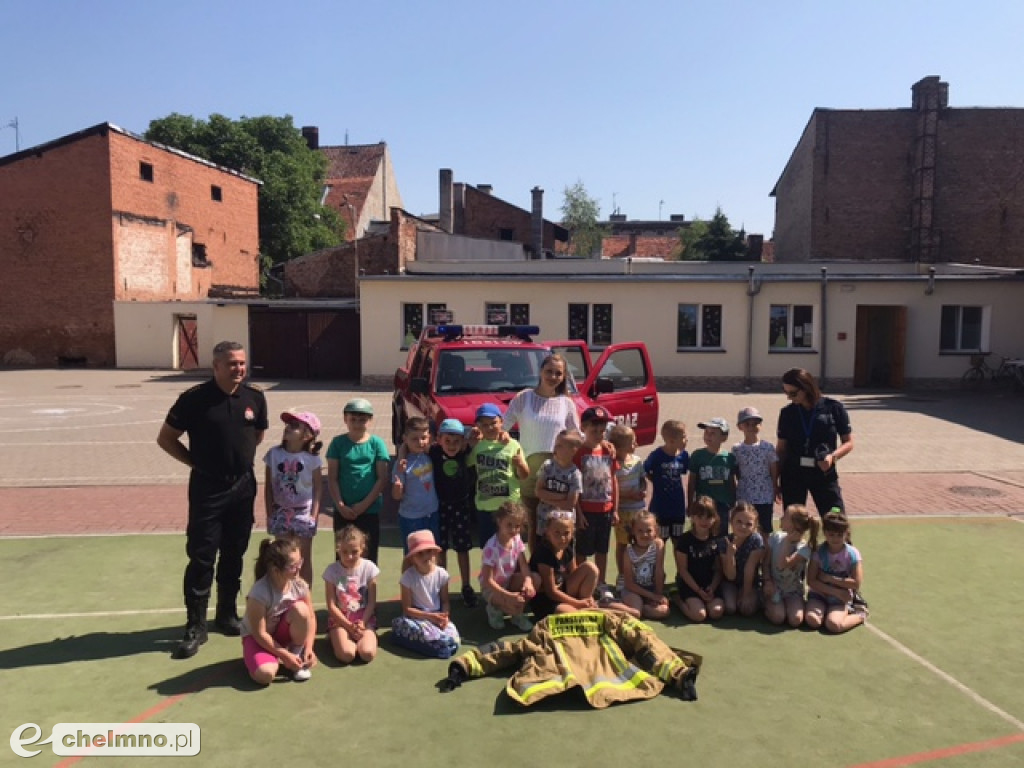 Wizyta Policji i Straży Pożarnej w Miejskim Przedszkolu