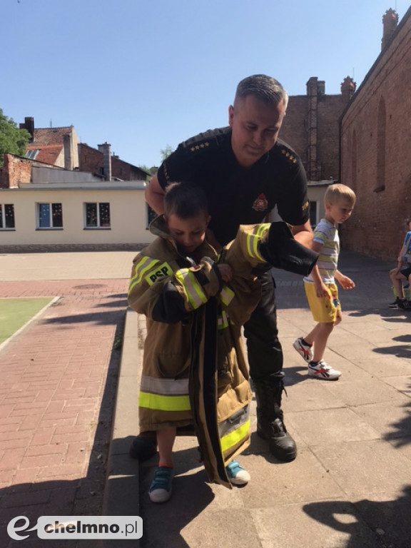 Wizyta Policji i Straży Pożarnej w Miejskim Przedszkolu