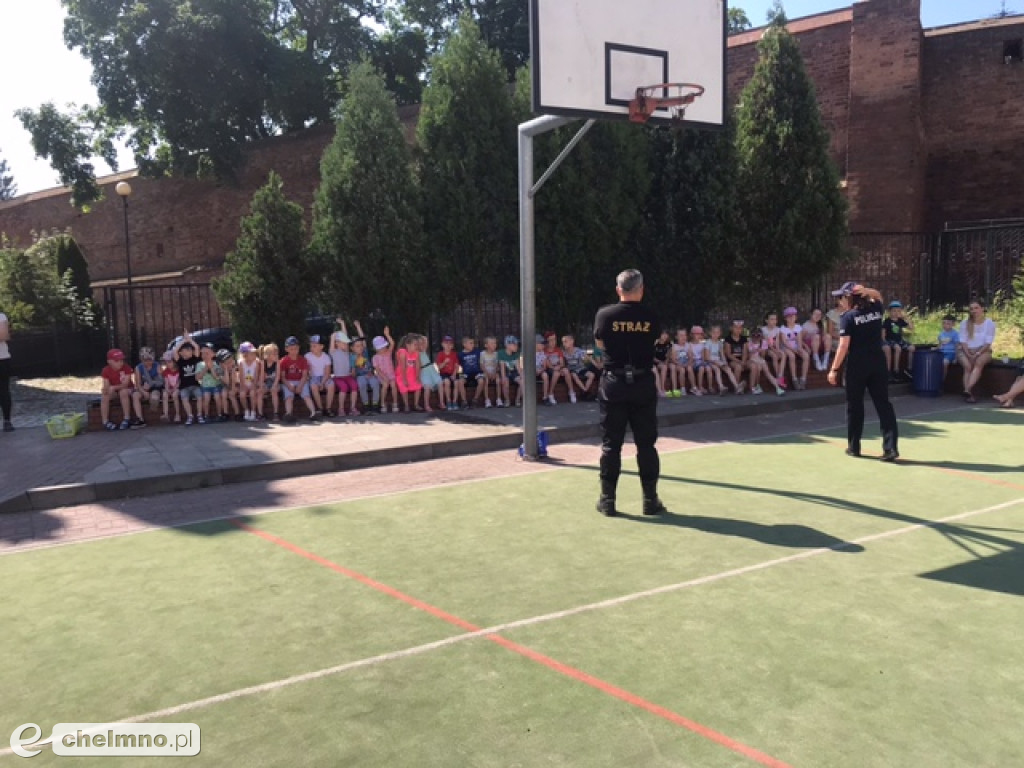 Wizyta Policji i Straży Pożarnej w Miejskim Przedszkolu