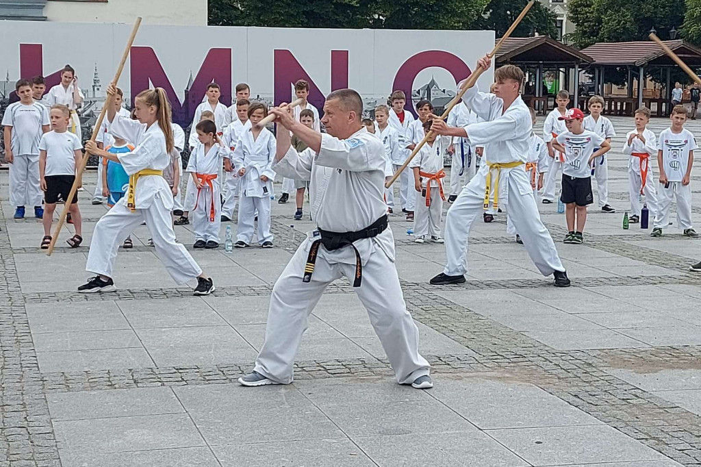 Ostatni trening karateków w sezonie