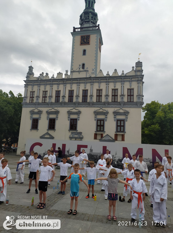 Ostatni trening karateków w sezonie