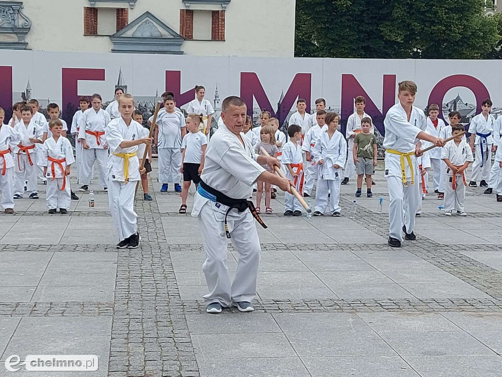 Ostatni trening karateków w sezonie