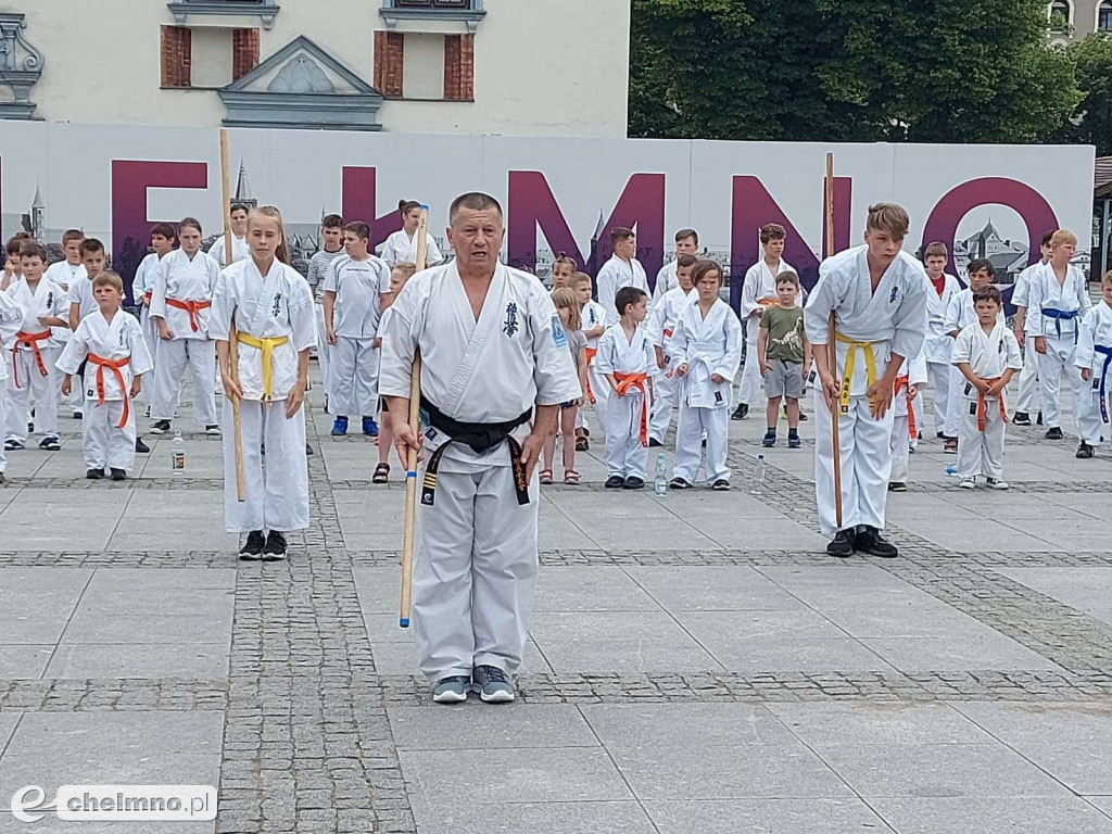 Ostatni trening karateków w sezonie