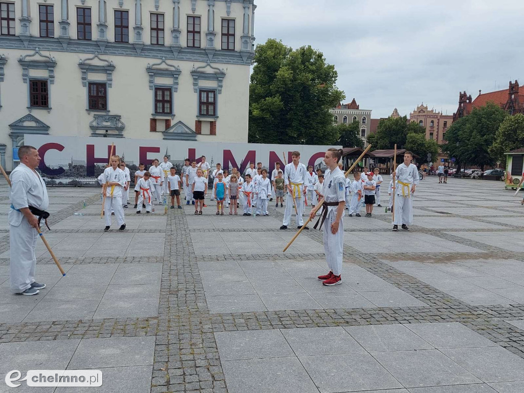 Ostatni trening karateków w sezonie