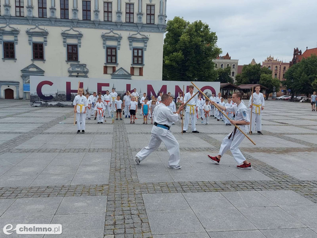 Ostatni trening karateków w sezonie