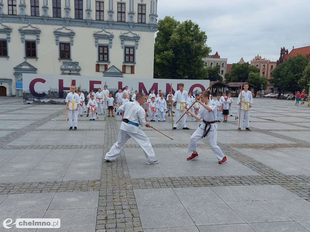 Ostatni trening karateków w sezonie
