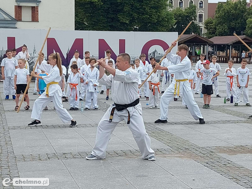 Ostatni trening karateków w sezonie