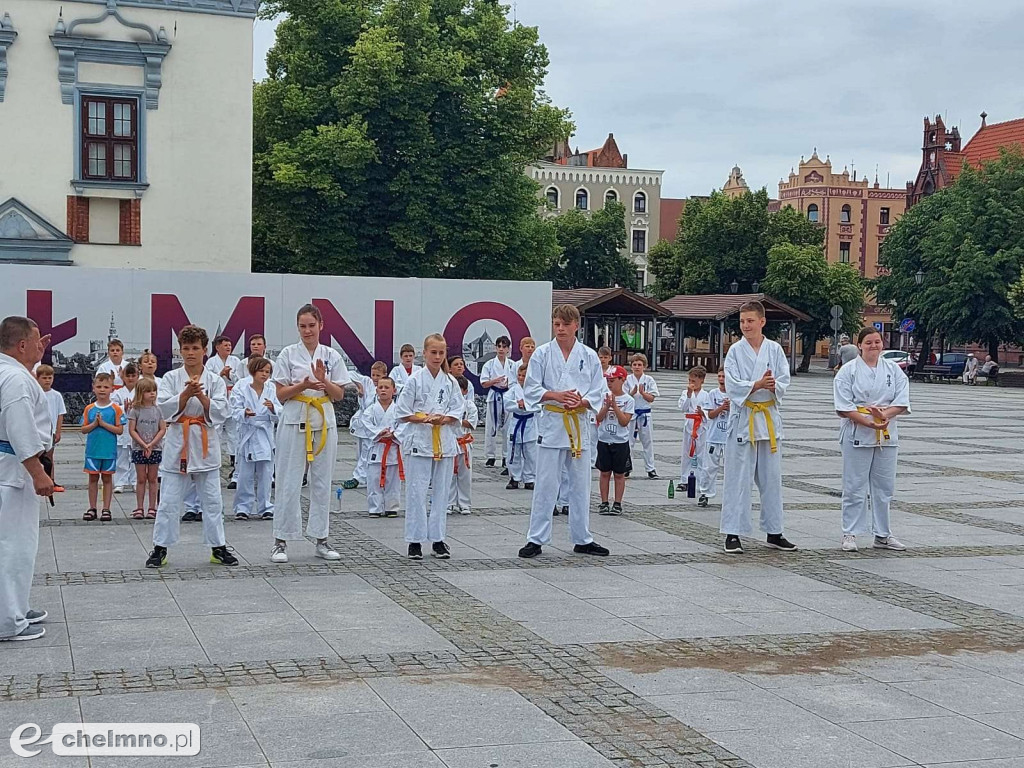Ostatni trening karateków w sezonie