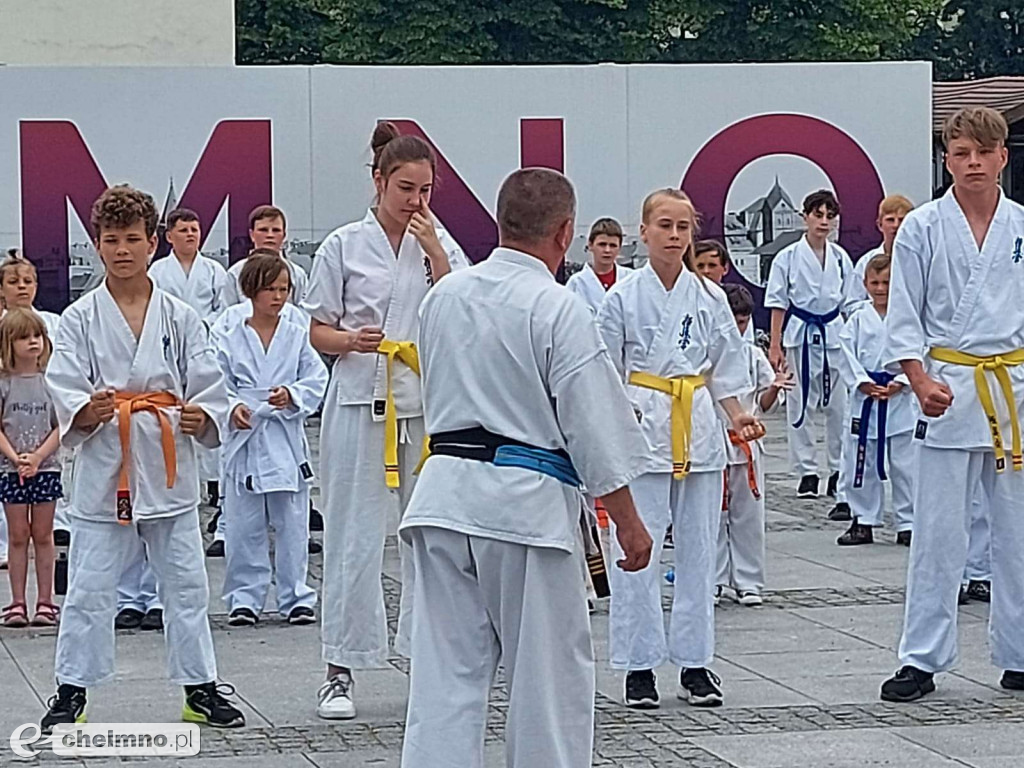 Ostatni trening karateków w sezonie