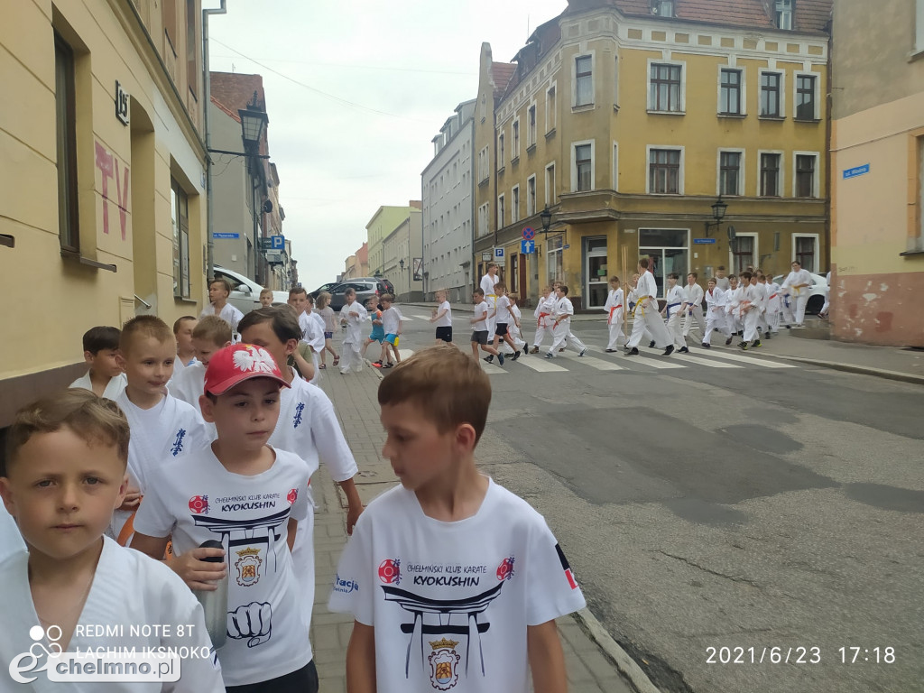 Ostatni trening karateków w sezonie