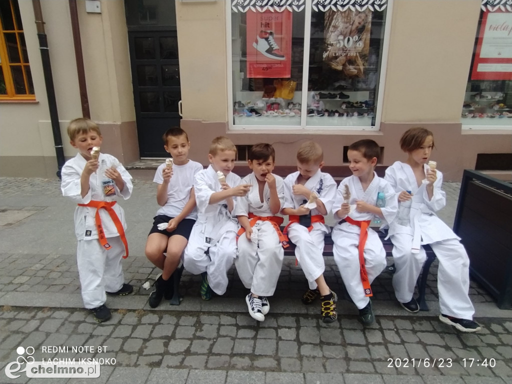 Ostatni trening karateków w sezonie