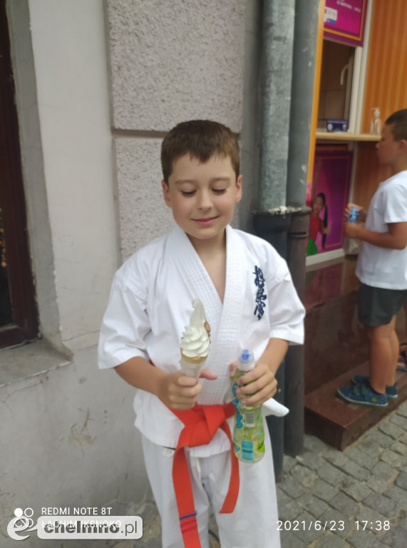 Ostatni trening karateków w sezonie