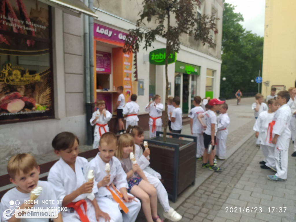 Ostatni trening karateków w sezonie