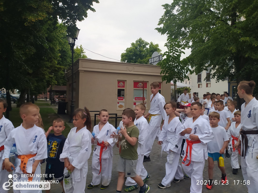 Ostatni trening karateków w sezonie
