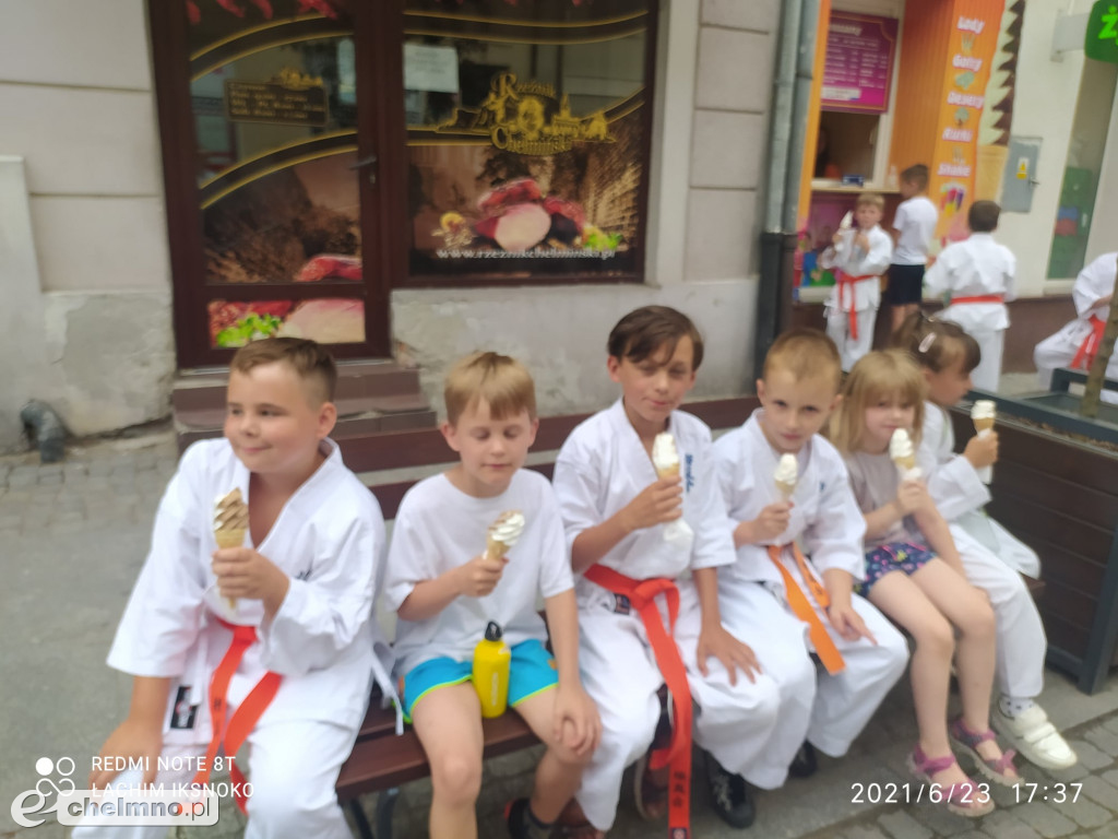 Ostatni trening karateków w sezonie