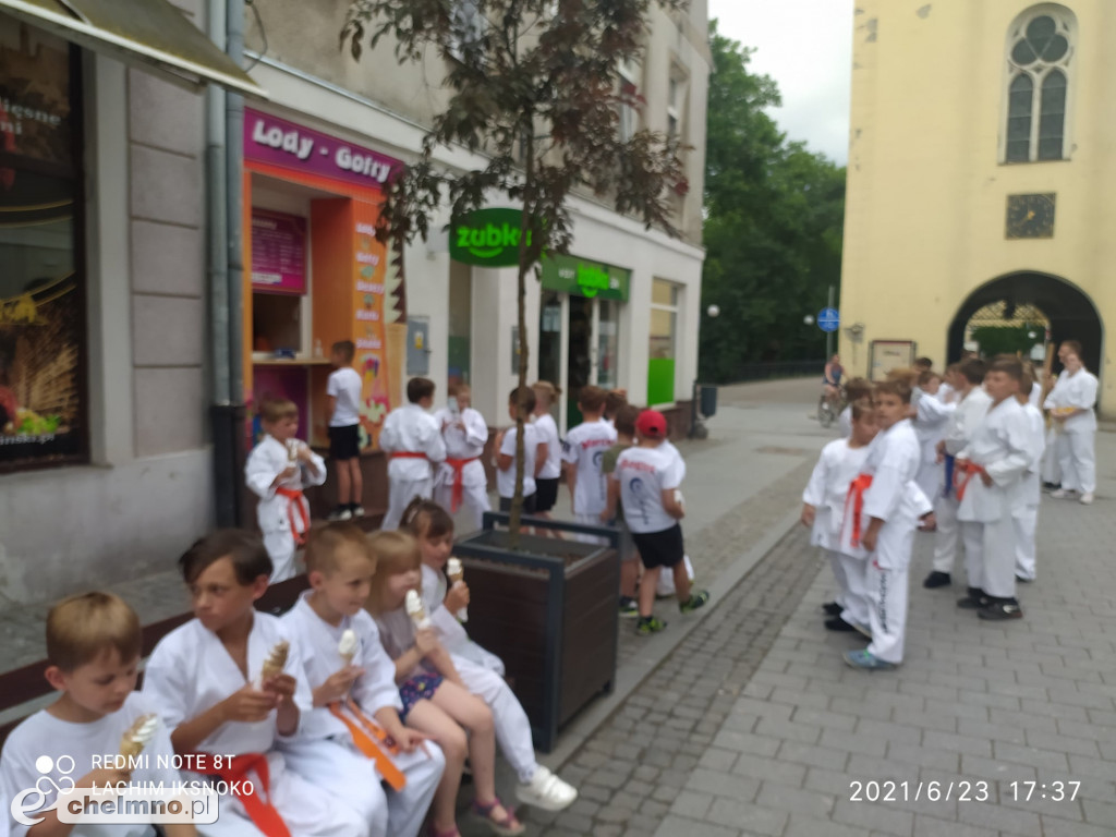 Ostatni trening karateków w sezonie