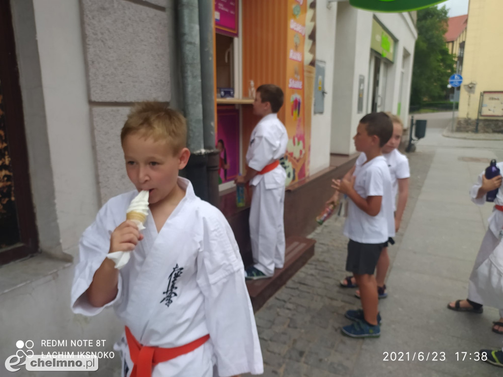 Ostatni trening karateków w sezonie