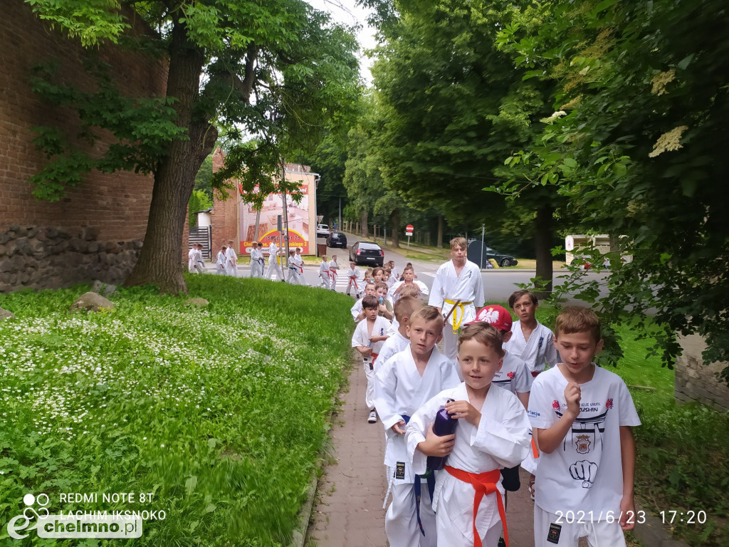 Ostatni trening karateków w sezonie