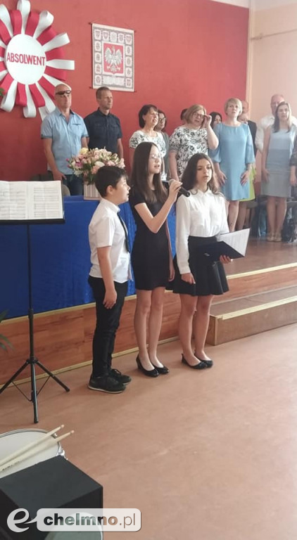 Wczorajsze pożegnanie klas VIII w Dwójce