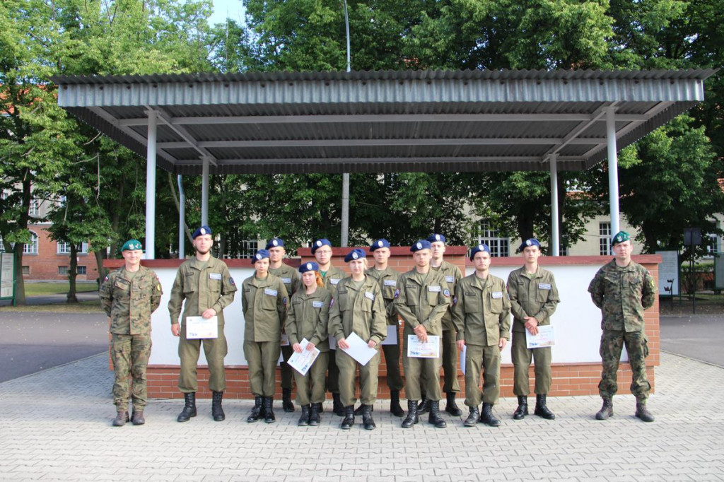 Obóz uczniów klas mundurowych w 3BDM