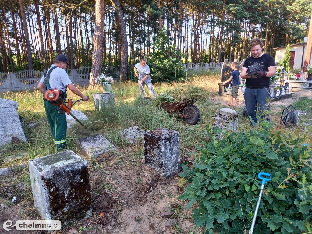 Uprzątnięcie lapidarium cmentarza ewangelickiego w Kolnie