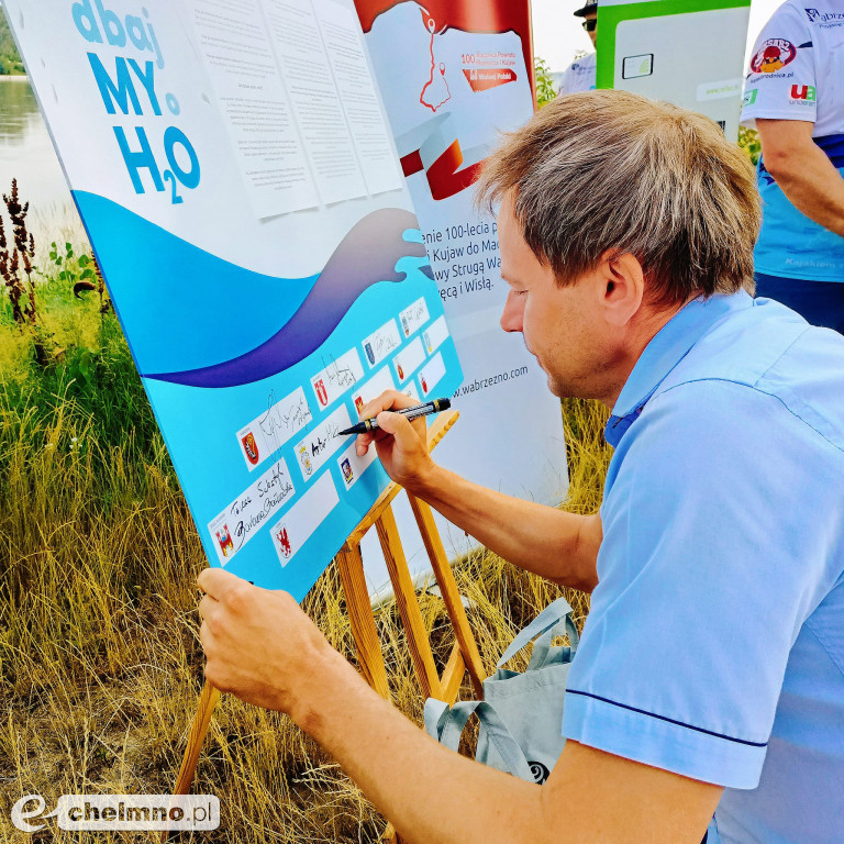Deklaracja Dbajmy o H2O podpisana dziś na brzegu Wisły