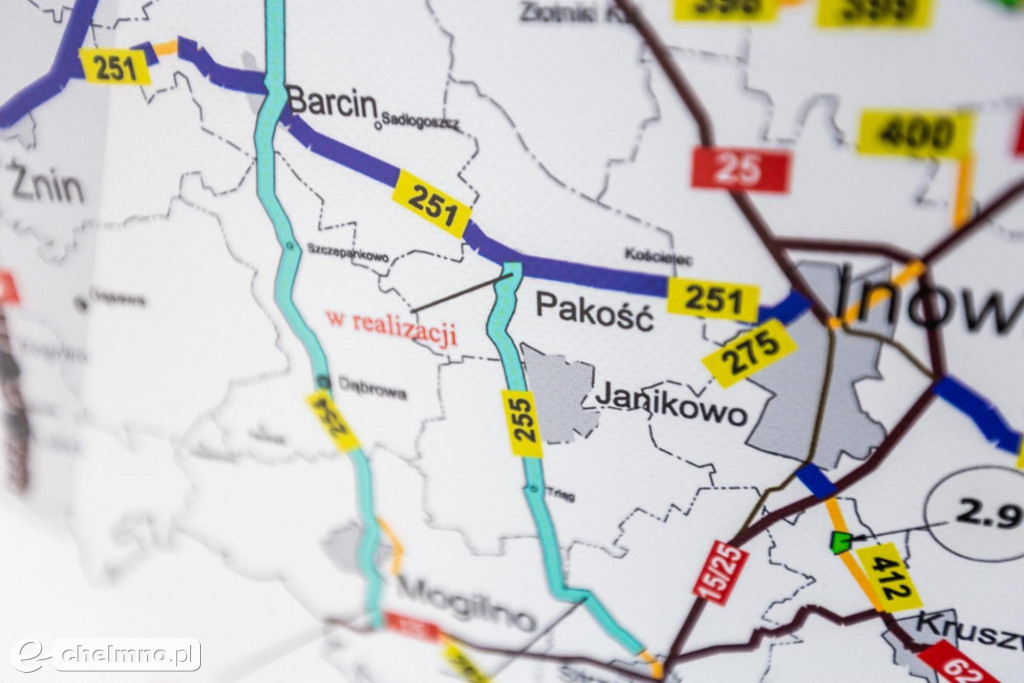 Wojewódzka droga w Pakości teraz równa jak stół