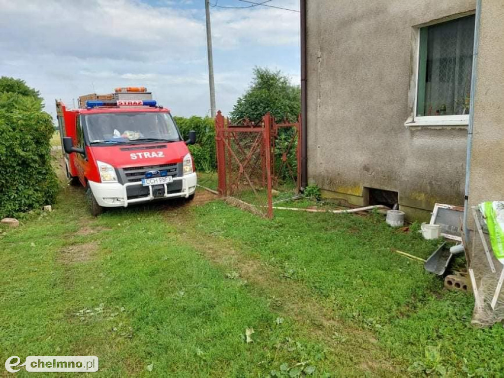 Podsumowanie akcji strażaków po ulewnych deszczach