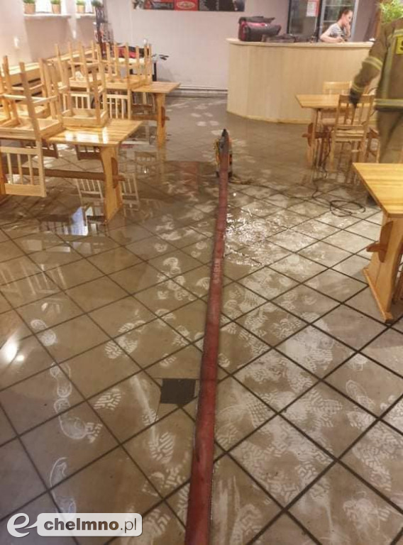 Podsumowanie akcji strażaków po ulewnych deszczach