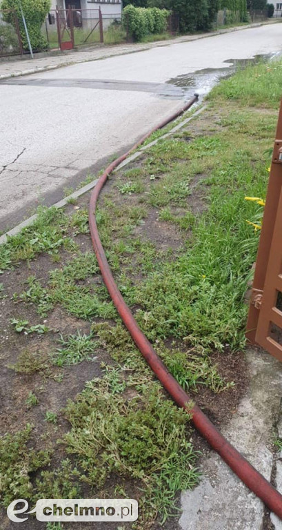 Podsumowanie akcji strażaków po ulewnych deszczach
