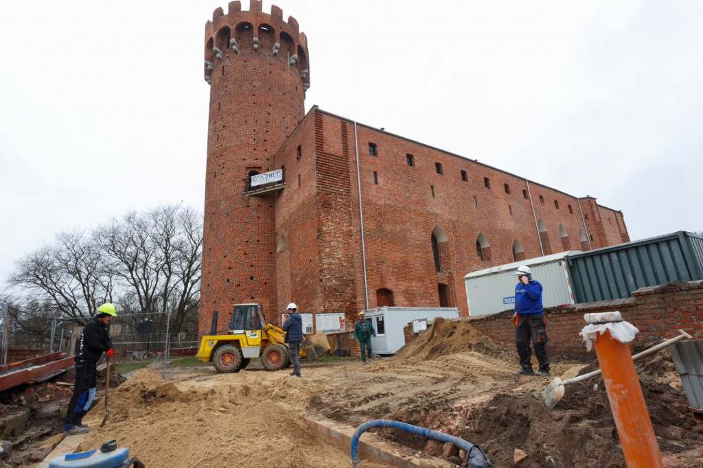 Remontują zamek krzyżacki w Świeciu