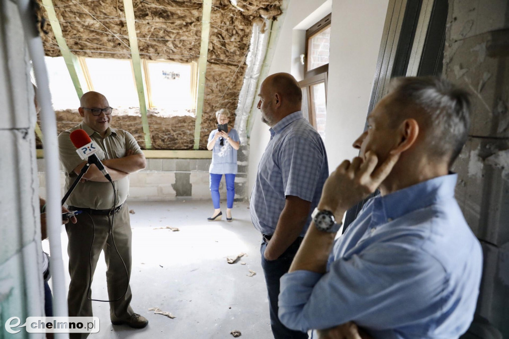 Na budowie Centrum Czynnej Ochrony Przyrody w Tleniu