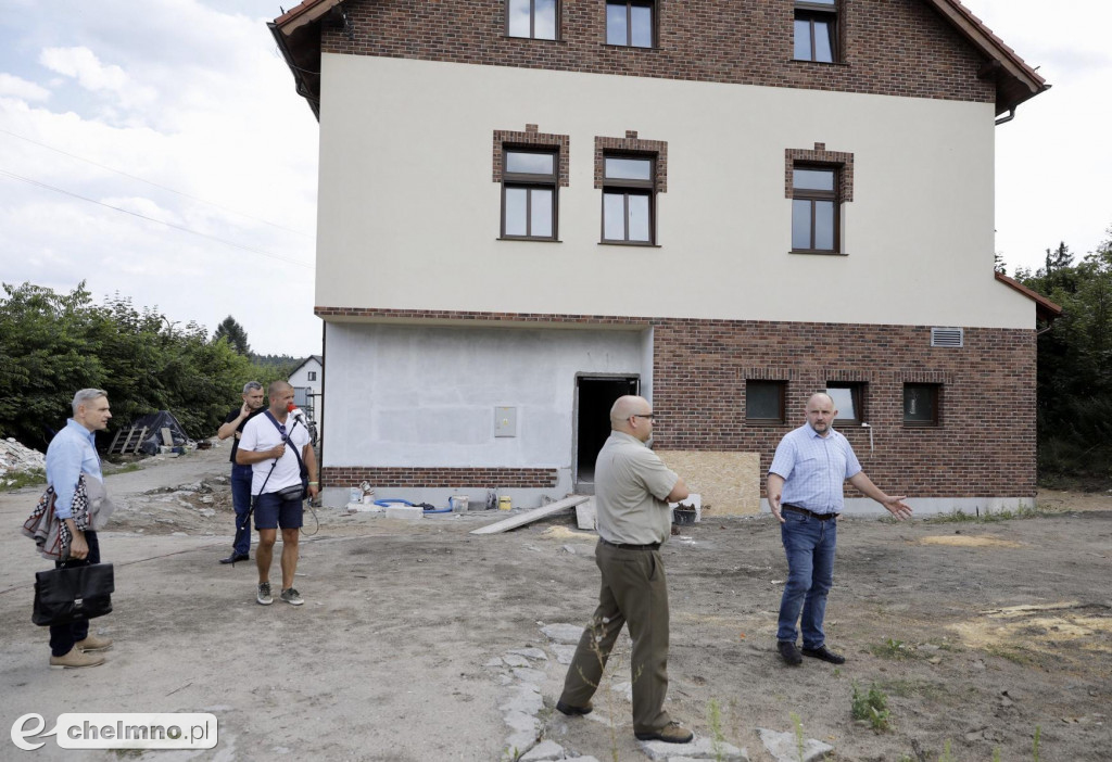 Na budowie Centrum Czynnej Ochrony Przyrody w Tleniu