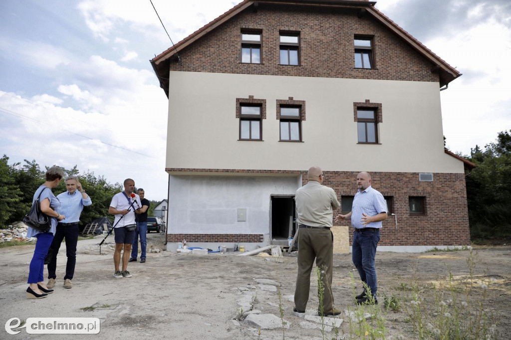 Na budowie Centrum Czynnej Ochrony Przyrody w Tleniu