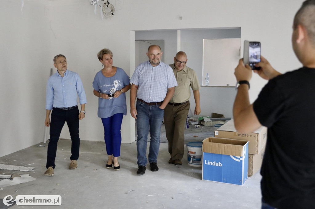 Na budowie Centrum Czynnej Ochrony Przyrody w Tleniu