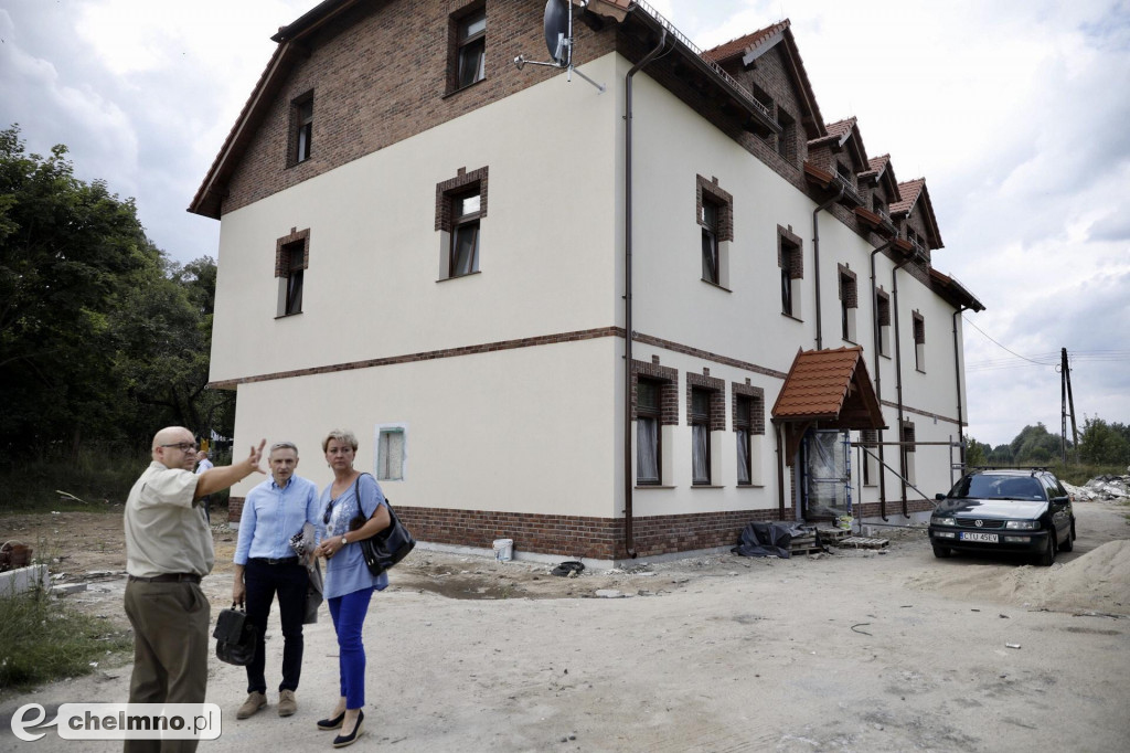 Na budowie Centrum Czynnej Ochrony Przyrody w Tleniu